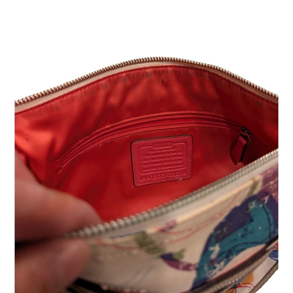 Coach Poppy Stamped C Hippie Shoulder Bag - Picture 8 of 12